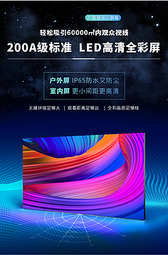 带字幕 LED室内屏 现代信息传播的视觉革新